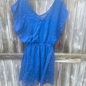 Express Royal Blue Mini Dress